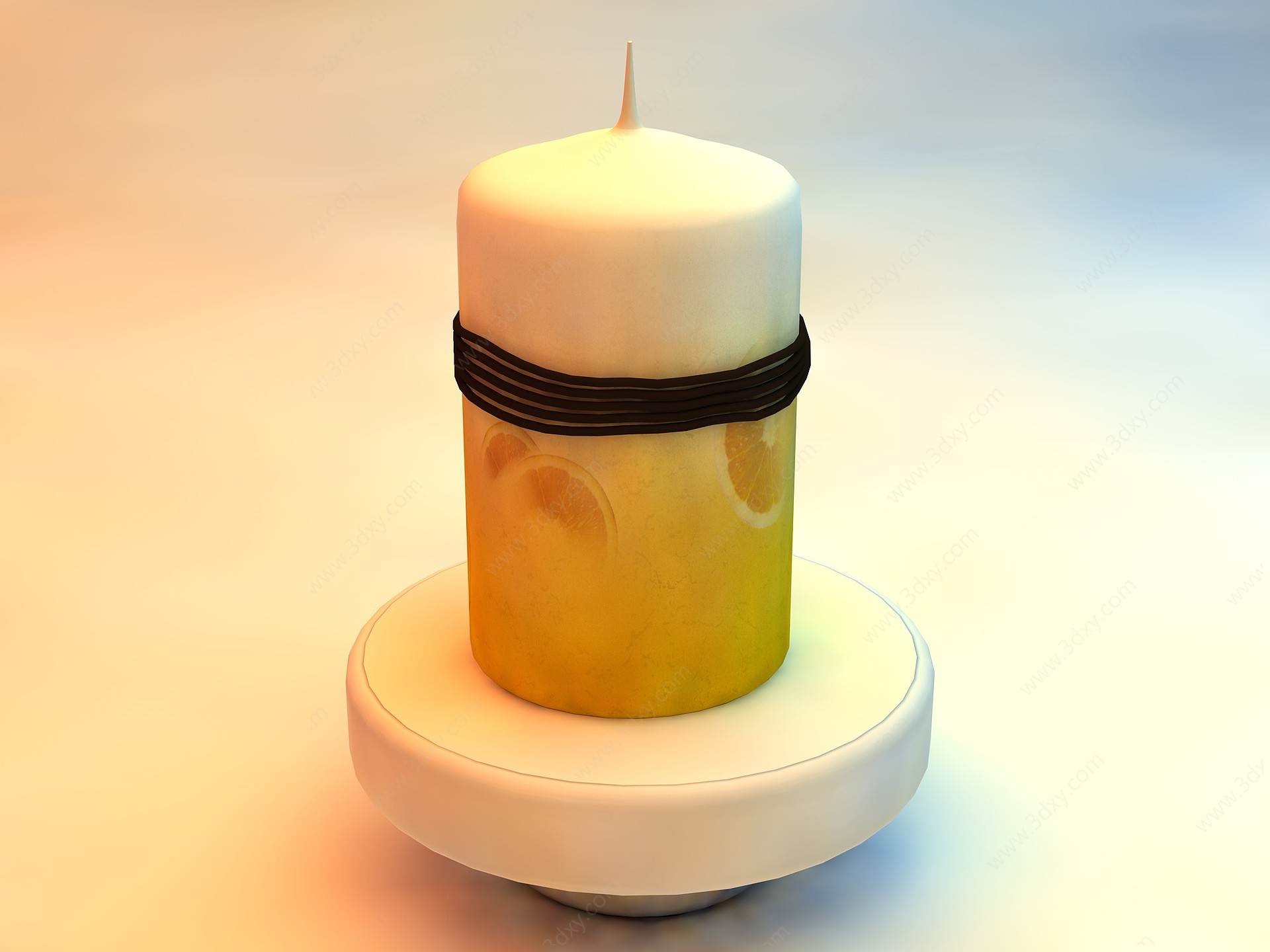 蜡烛3D模型