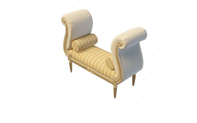 贵宾沙发凳3D模型