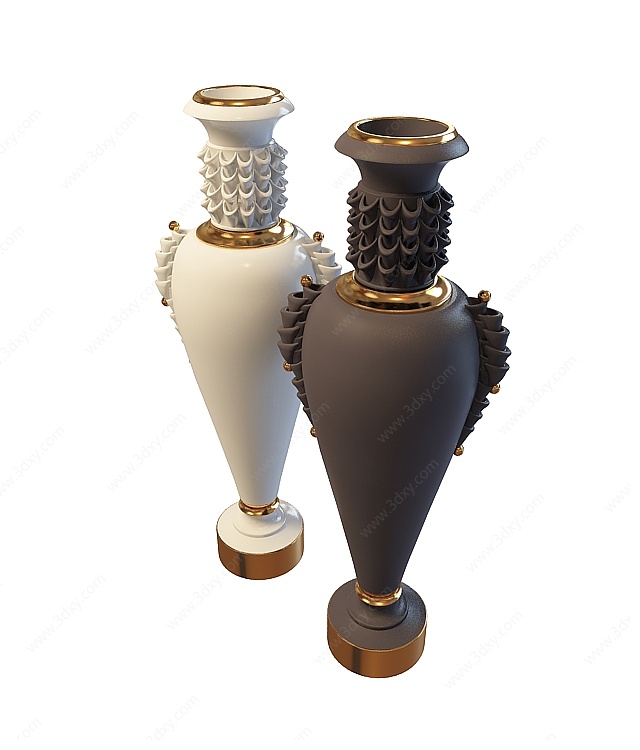 欧式花瓶3D模型