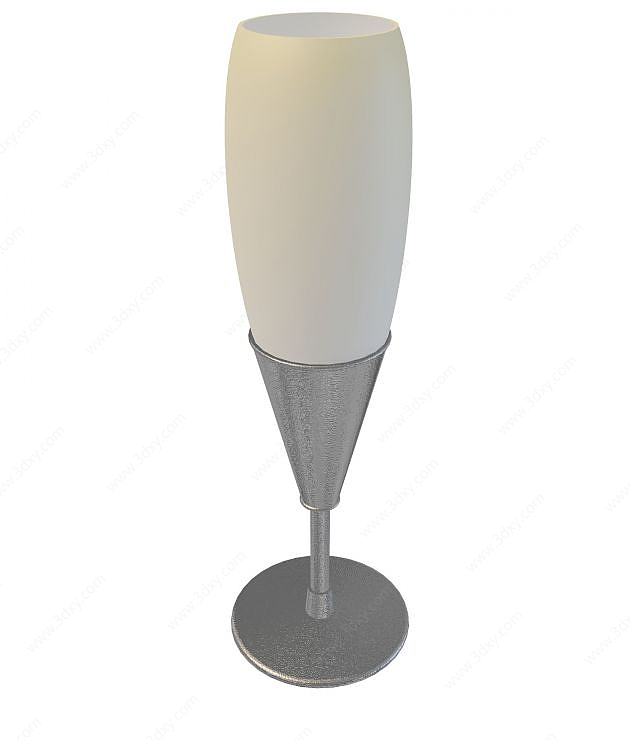 酒杯形台灯3D模型