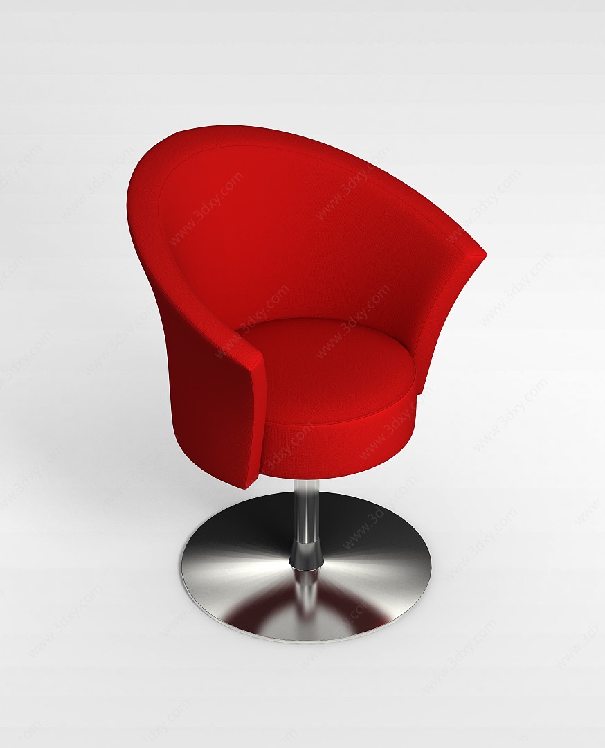 旋转沙发椅3D模型