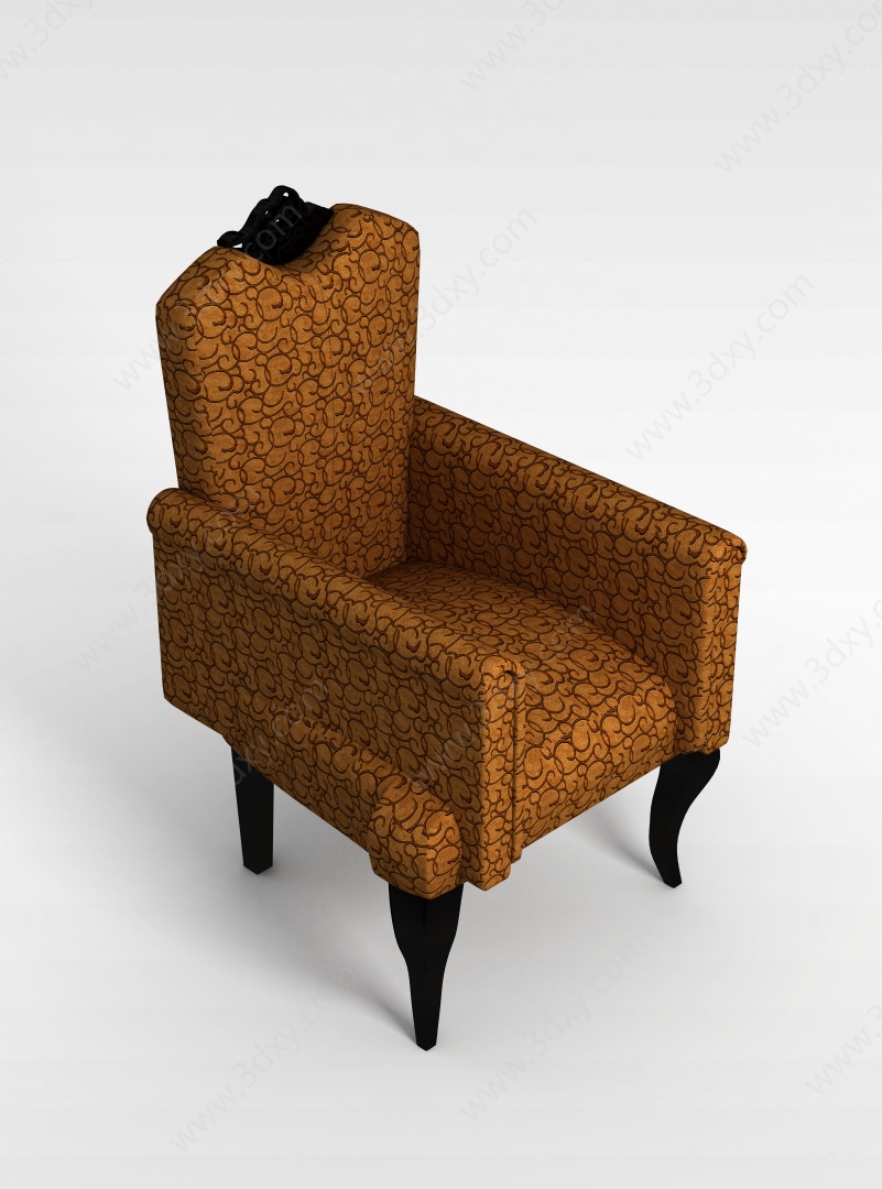 欧式豪华沙发椅3D模型