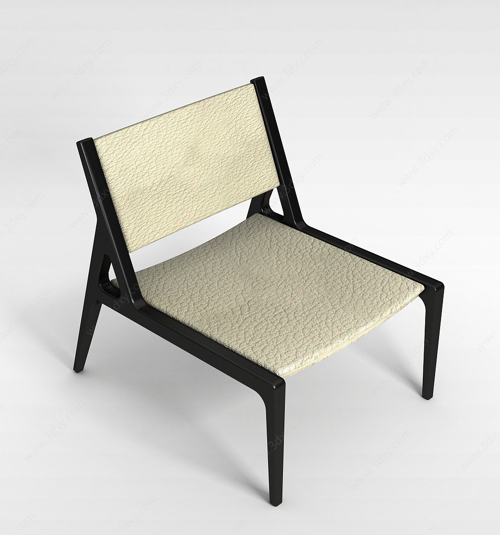 简约茶椅3D模型