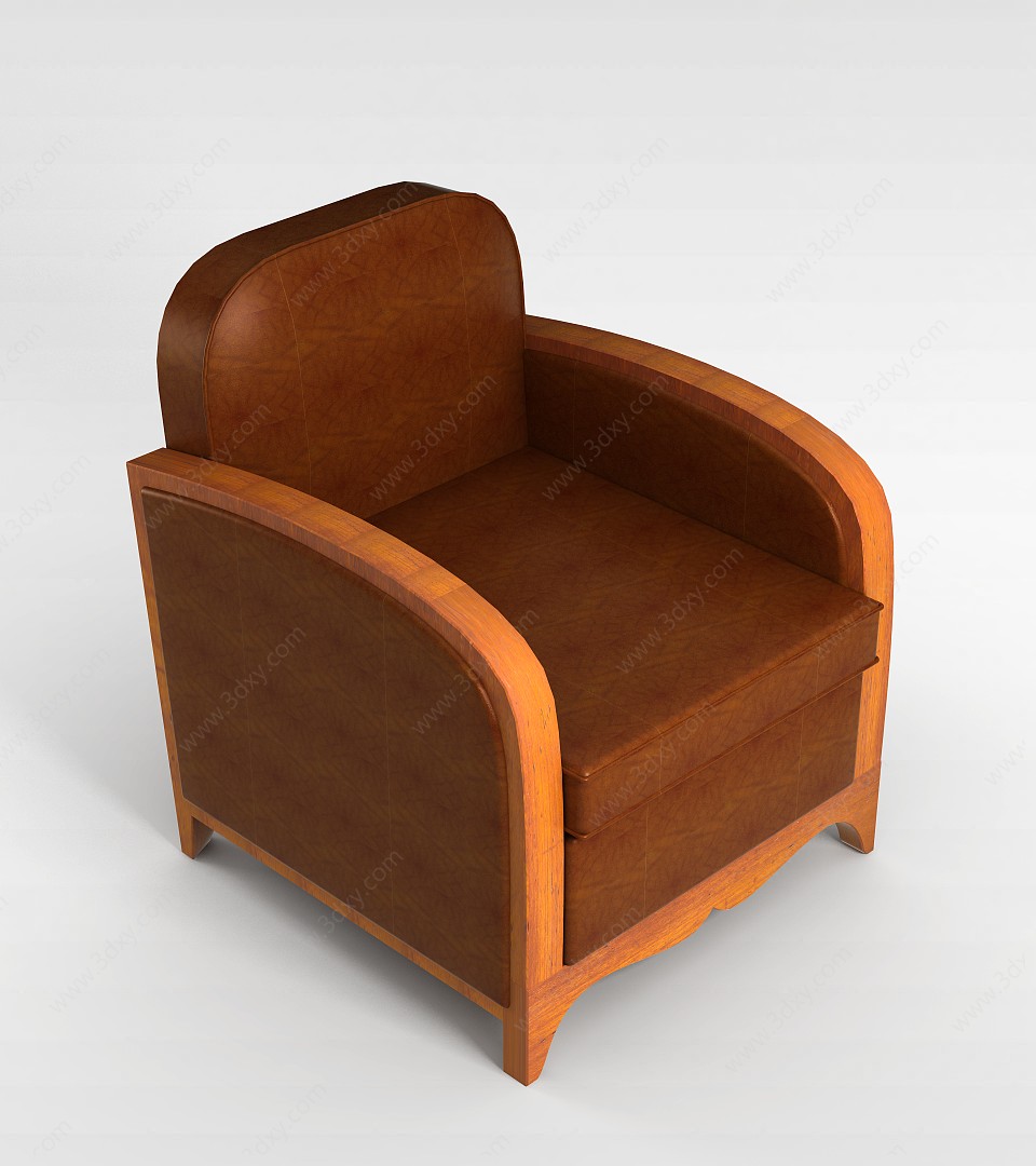 商务沙发椅3D模型