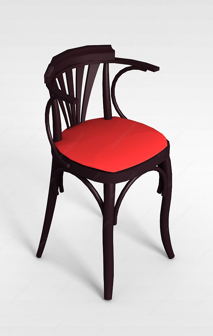 中式古典椅3D模型