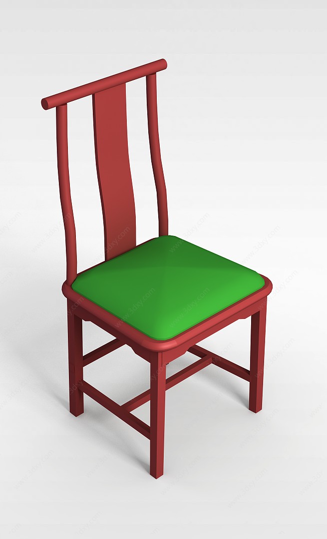 无扶手太师椅3D模型