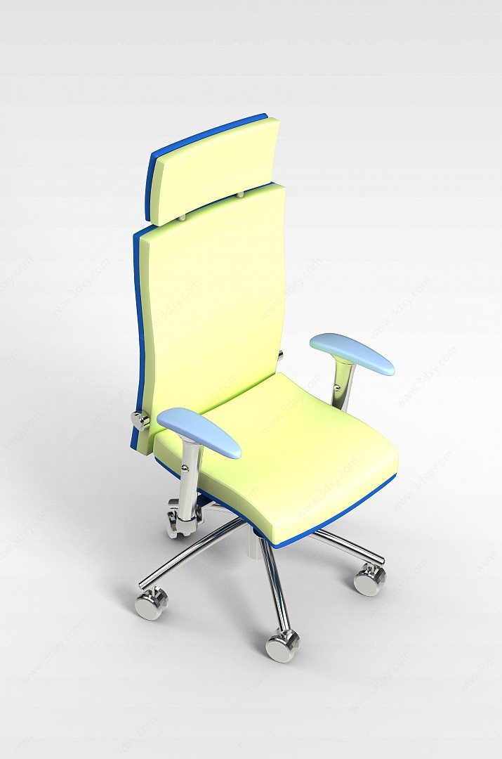 高靠背转椅3D模型