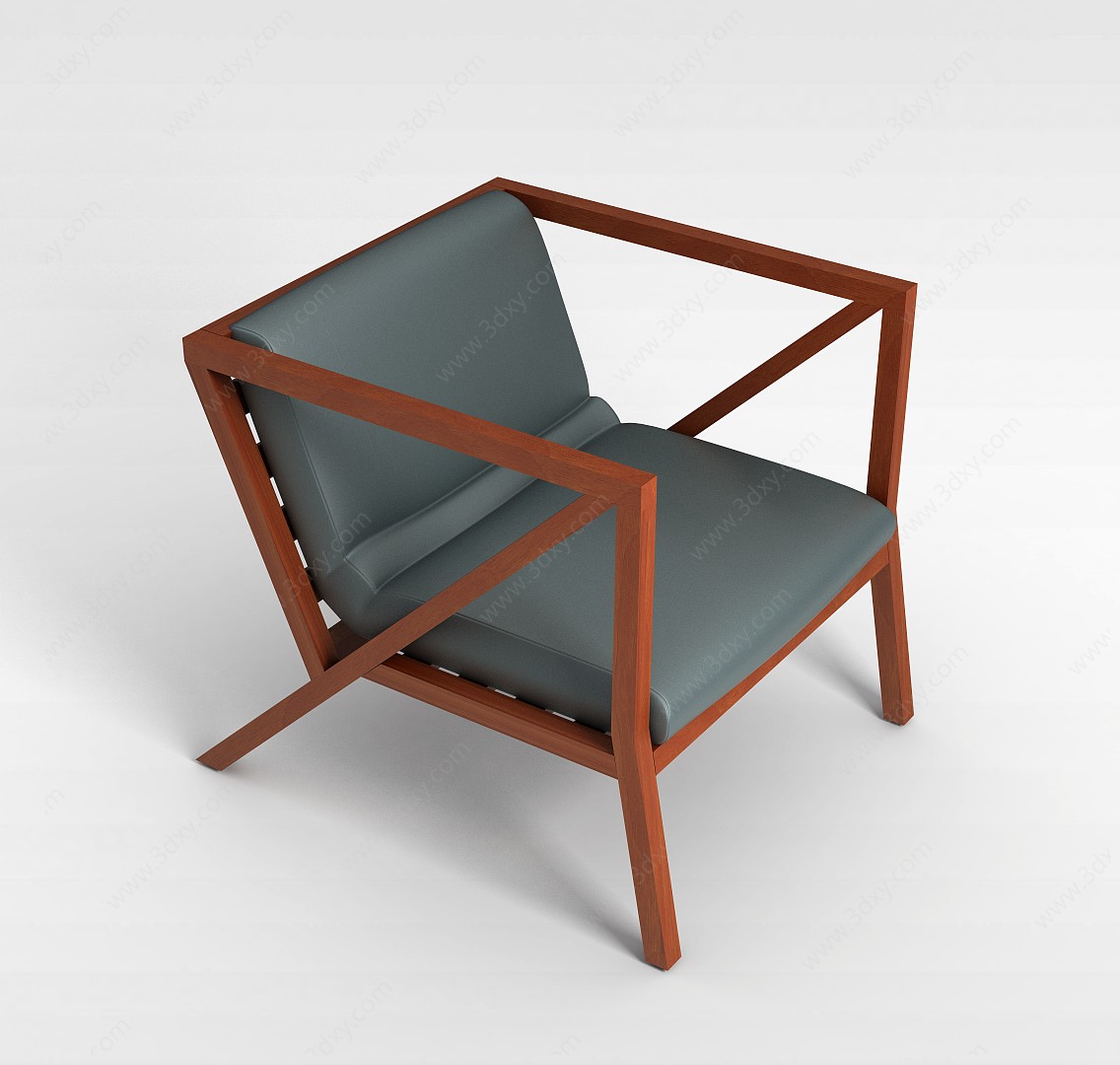 中式创意沙发椅3D模型