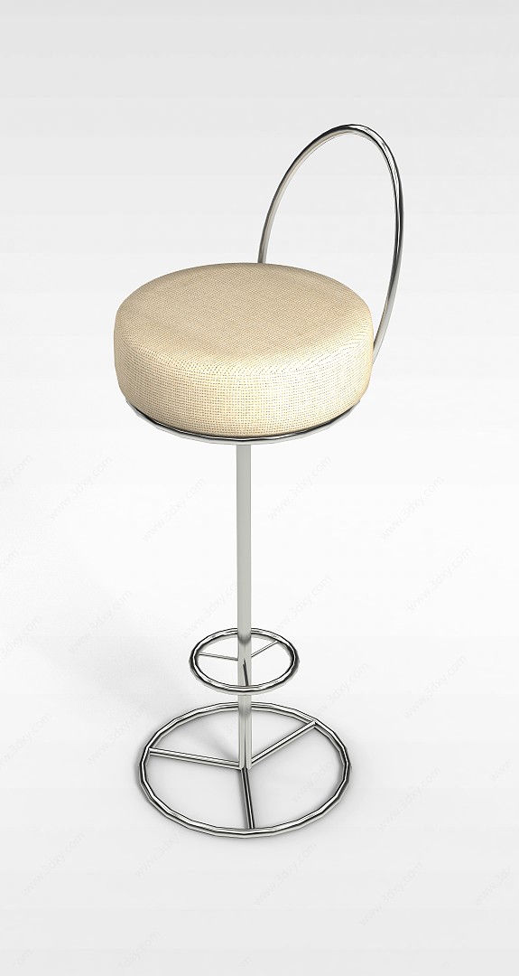 软座吧椅3D模型
