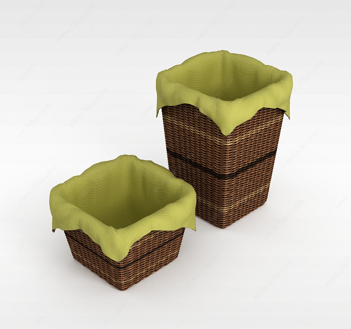 竹篮3D模型