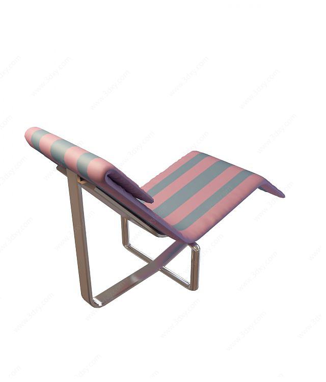 布艺躺椅3D模型