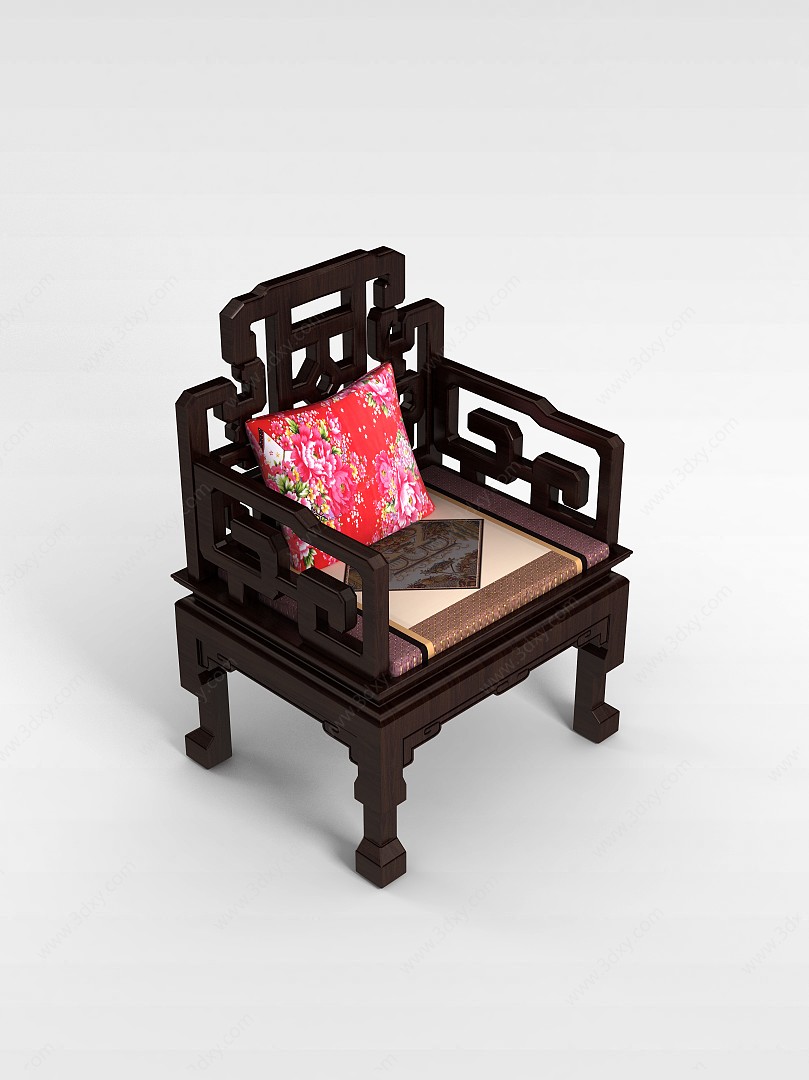 宫廷椅3D模型