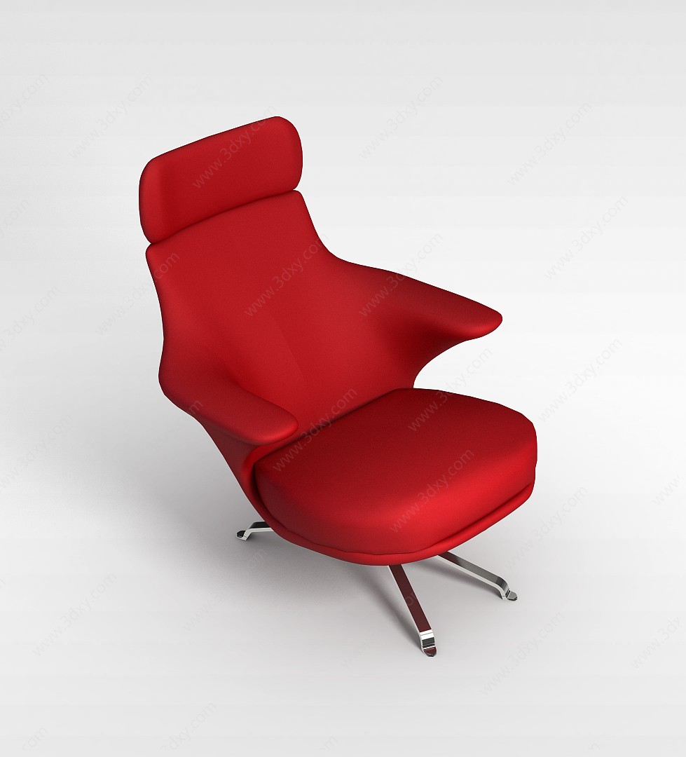 休闲家居躺椅3D模型