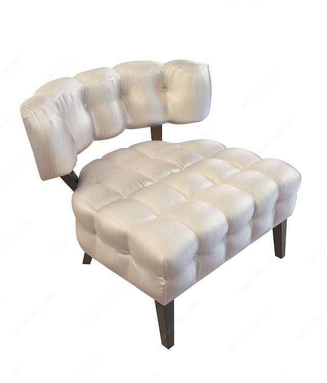 舒适造型沙发椅3D模型