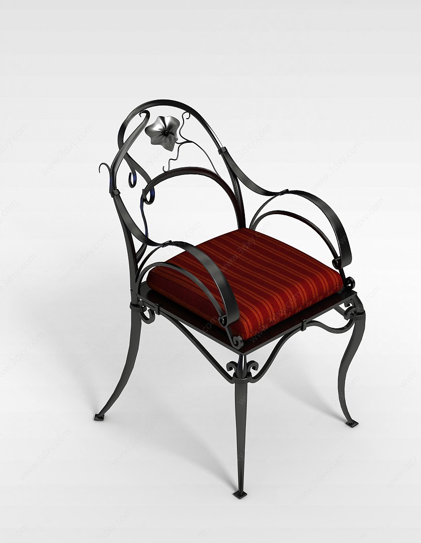 铁艺软座椅3D模型