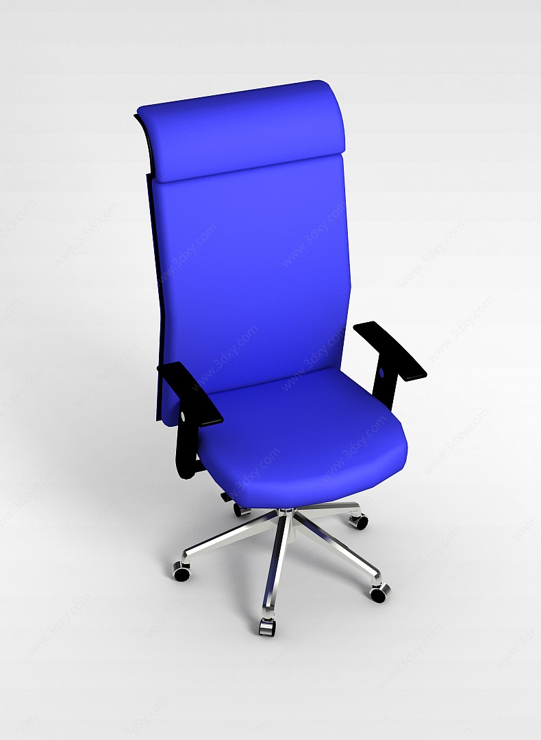 舒适高背办公椅3D模型