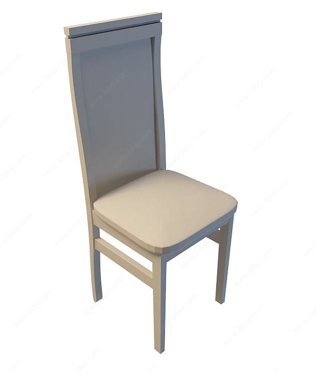 现代简约餐椅3D模型