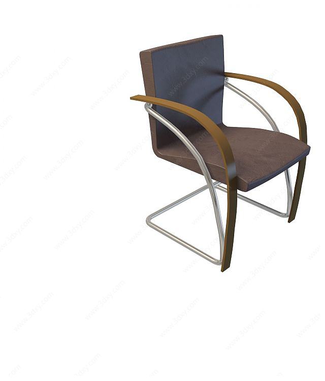 办公扶手椅3D模型