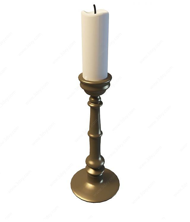 蜡烛台3D模型
