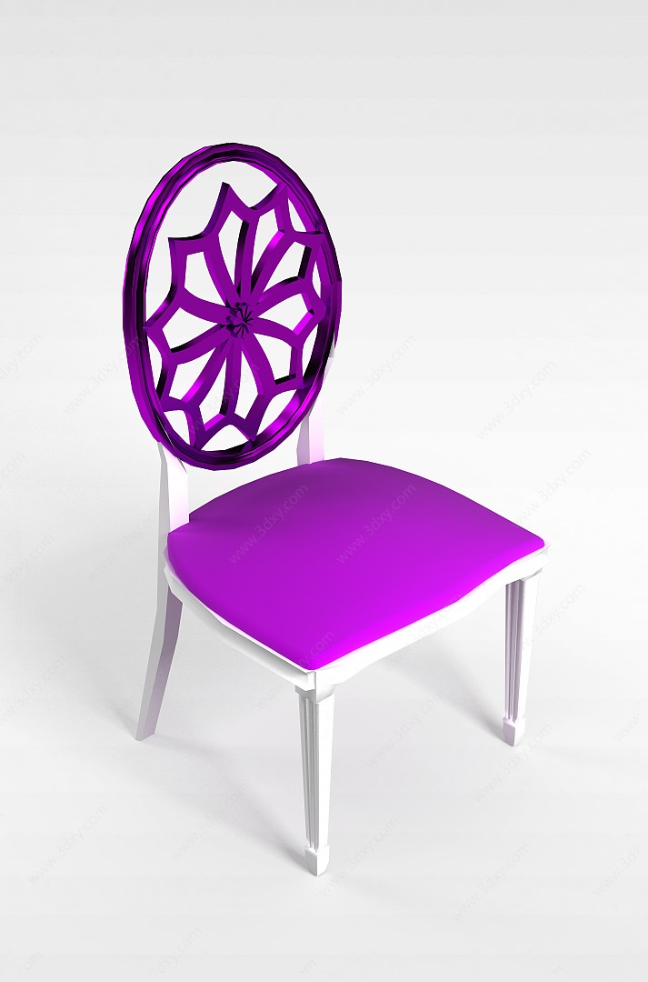 精美现代椅3D模型