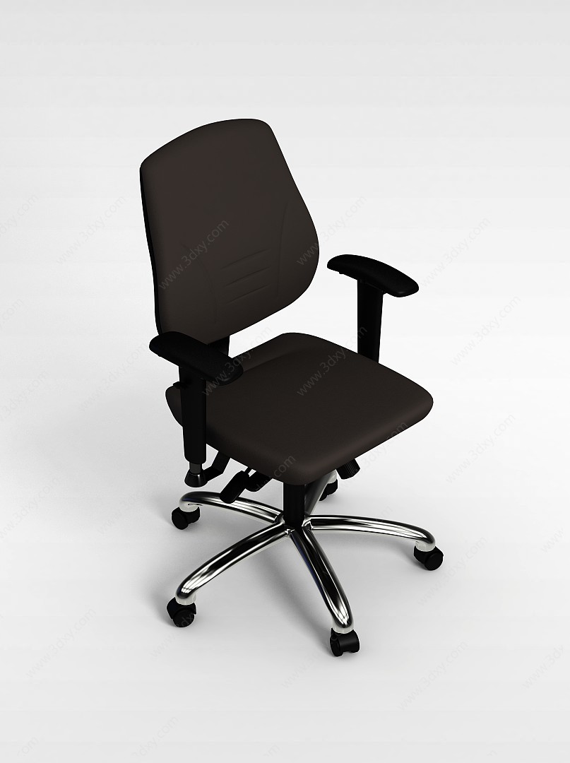 职员电脑椅3D模型