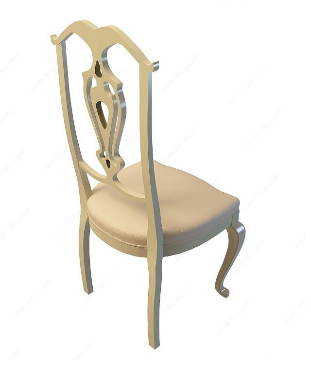 欧式酒店餐椅3D模型