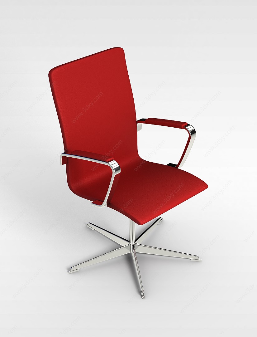 红色椅子3D模型