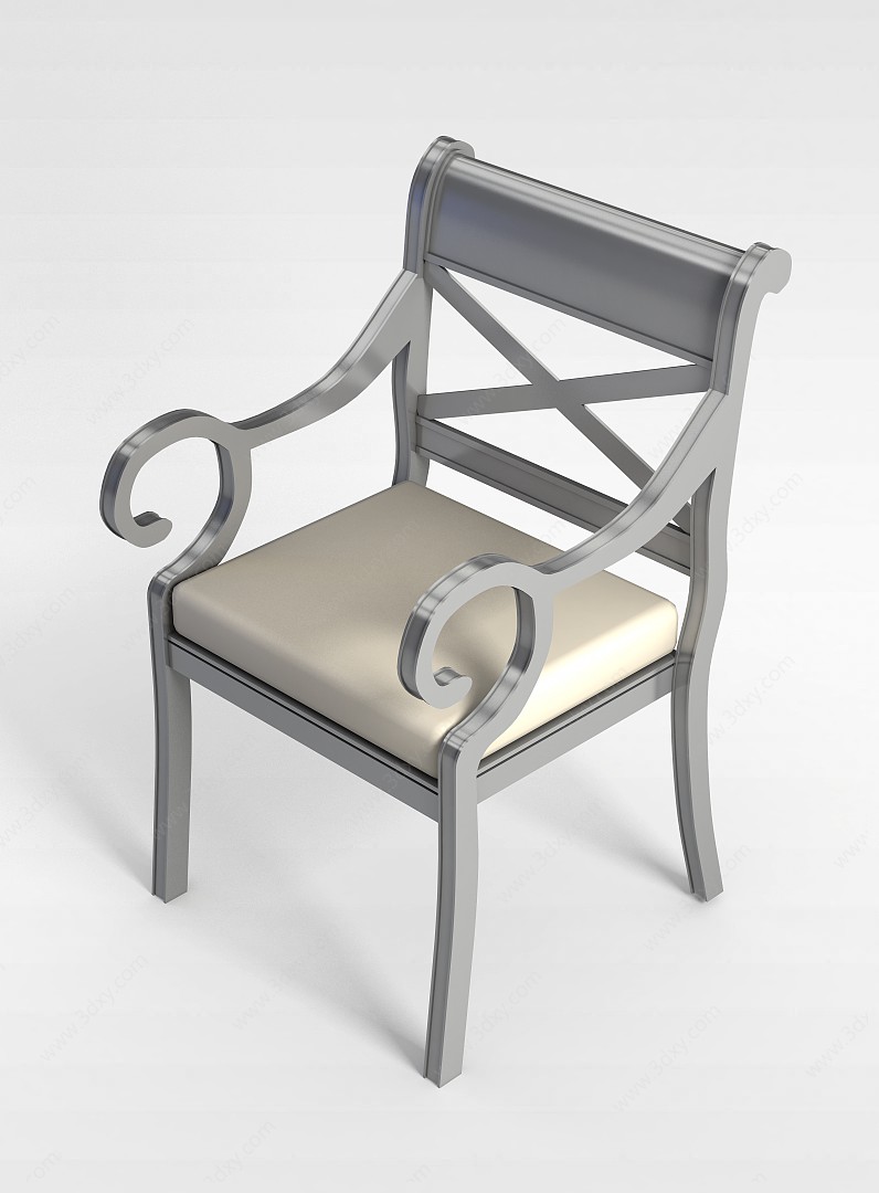 客厅扶手椅3D模型