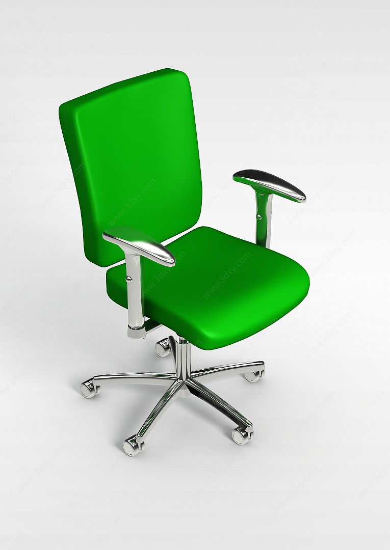绿色办公椅3D模型