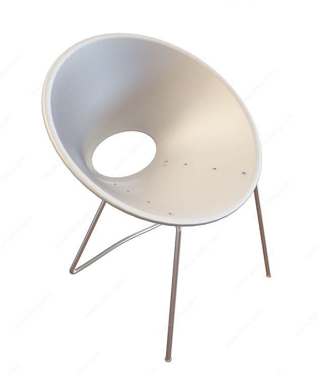 圆形休闲座椅3D模型