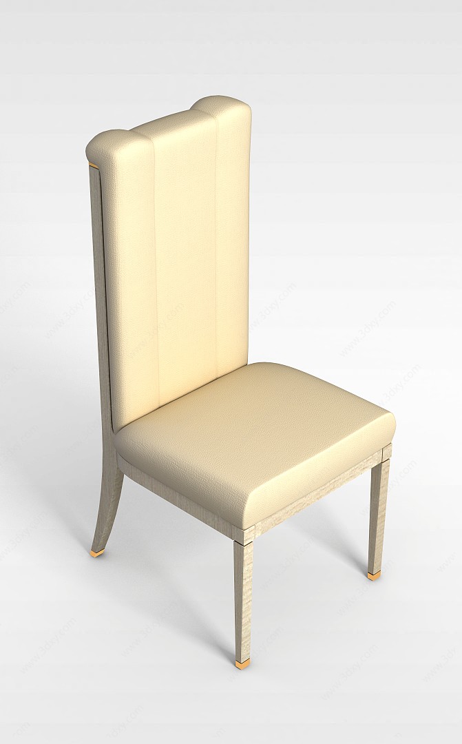 皮质椅子3D模型