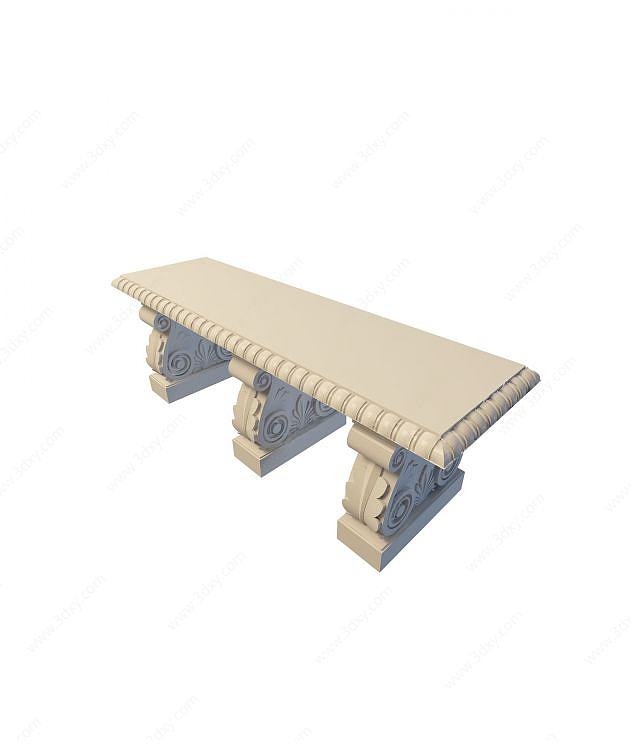 石凳3D模型