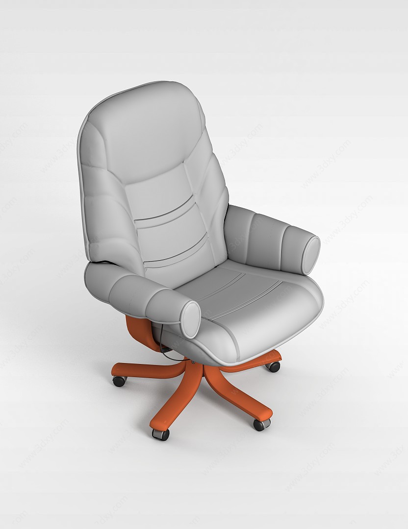 休闲老板椅3D模型