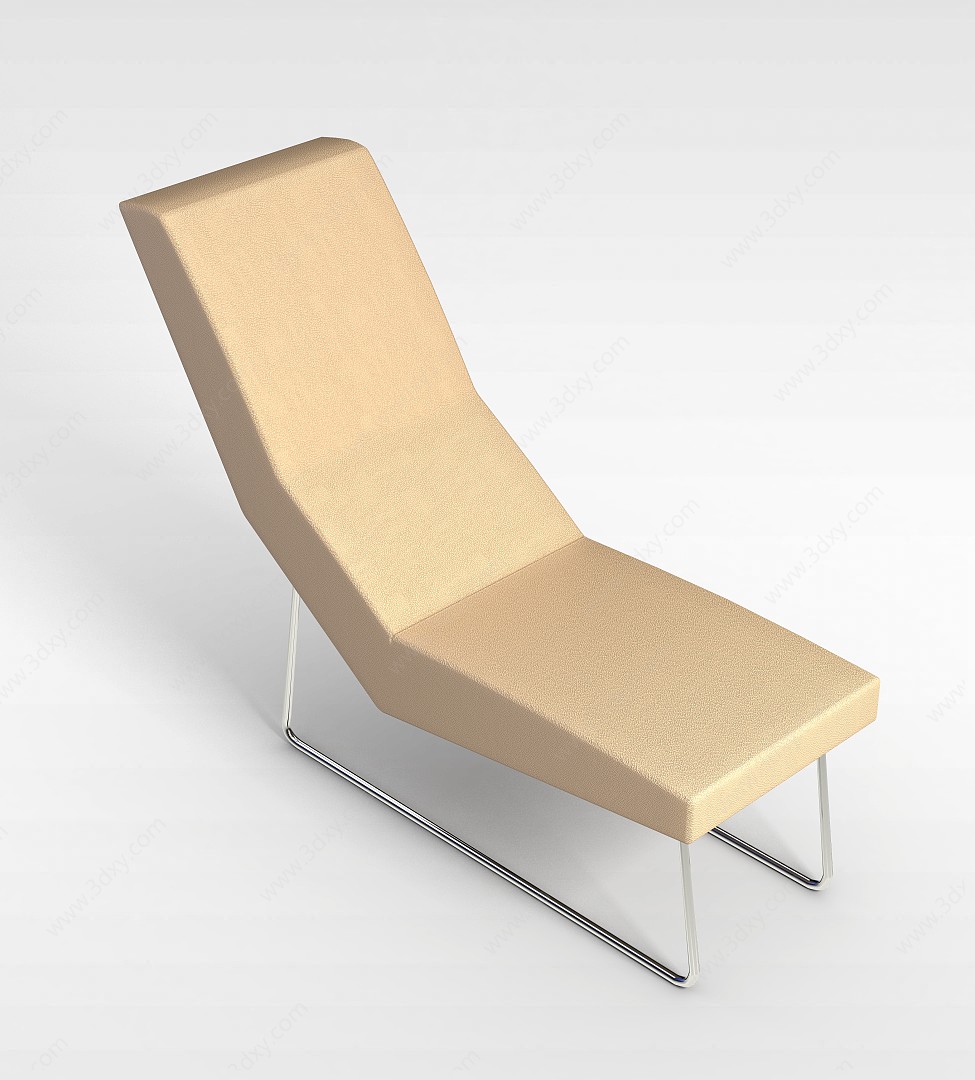 现代时尚躺椅3D模型