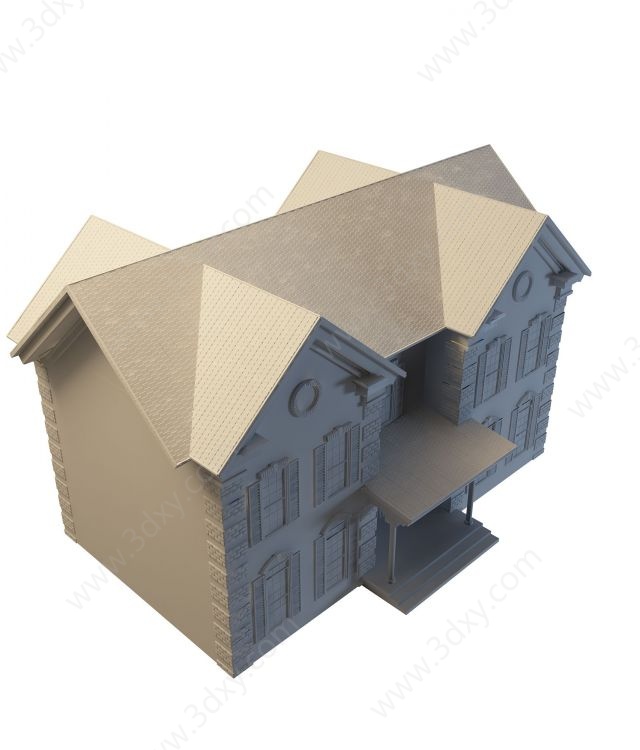 高档别墅3D模型