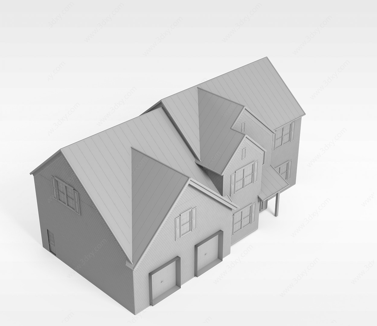别墅楼3D模型