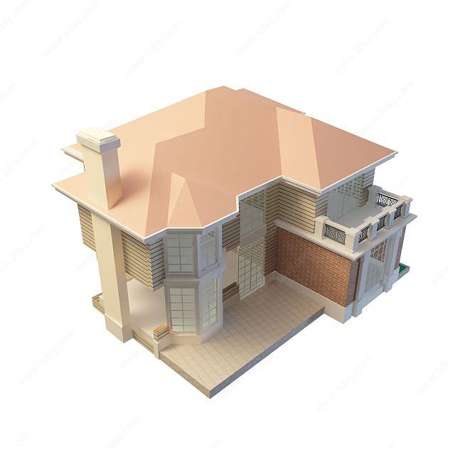 别墅洋房3D模型