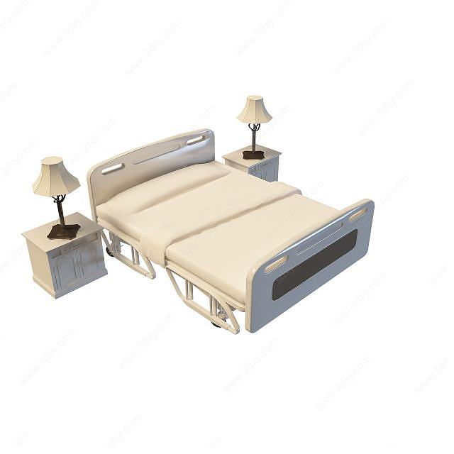 医院病床3D模型