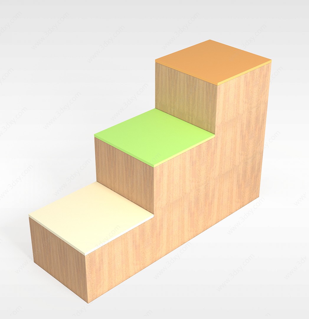 梯形边柜3D模型