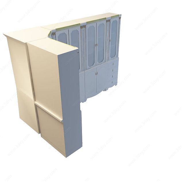 高档文件柜3D模型