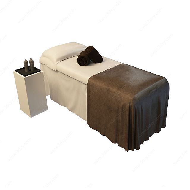 高级美容床3D模型