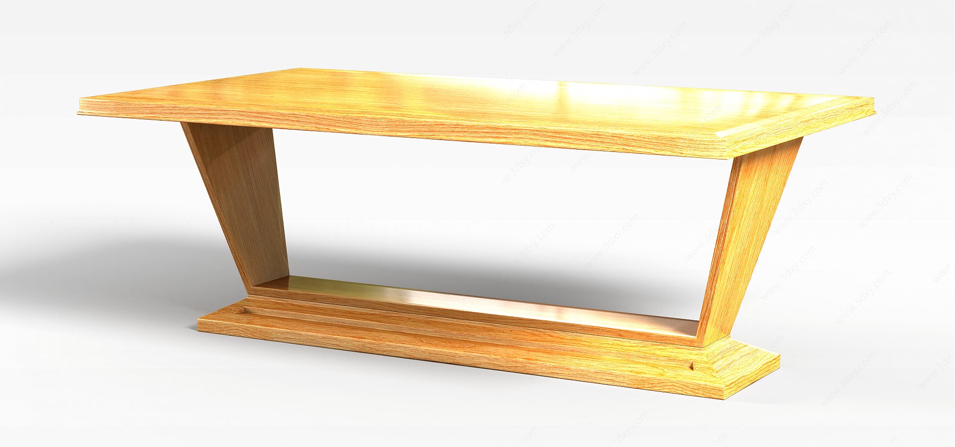 实木吧桌3D模型