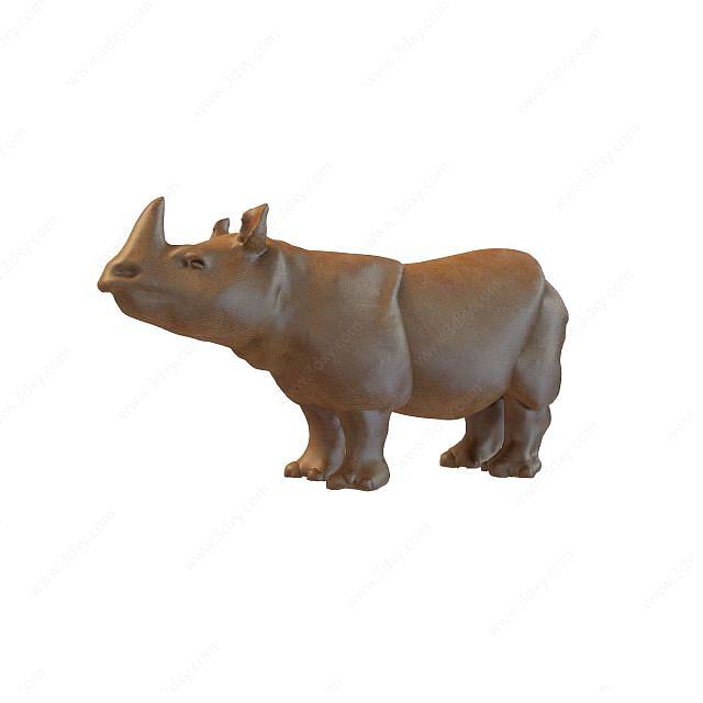 ACC雕塑-犀牛3D模型