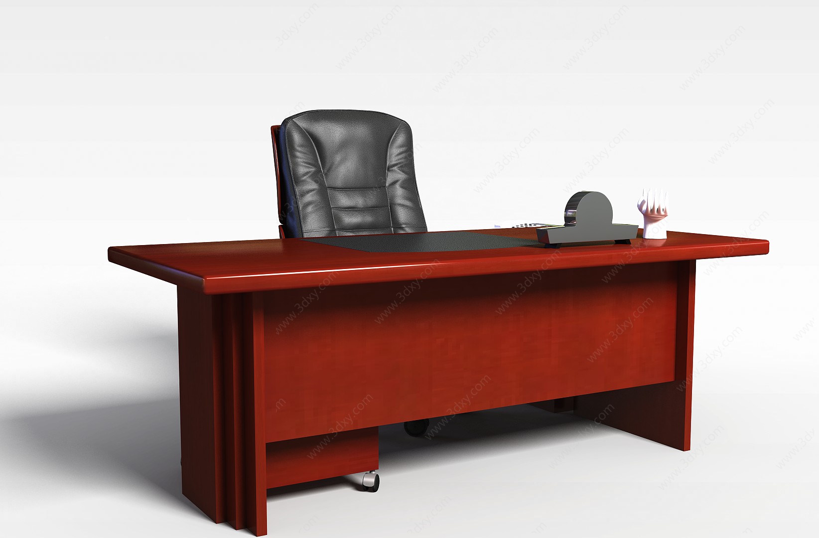 高档办公桌3D模型