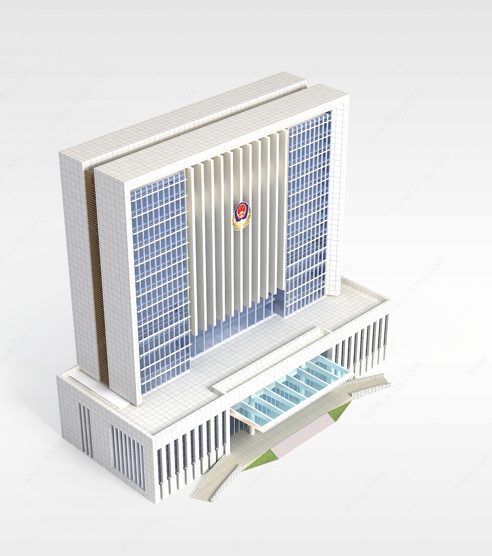 政府大楼3D模型