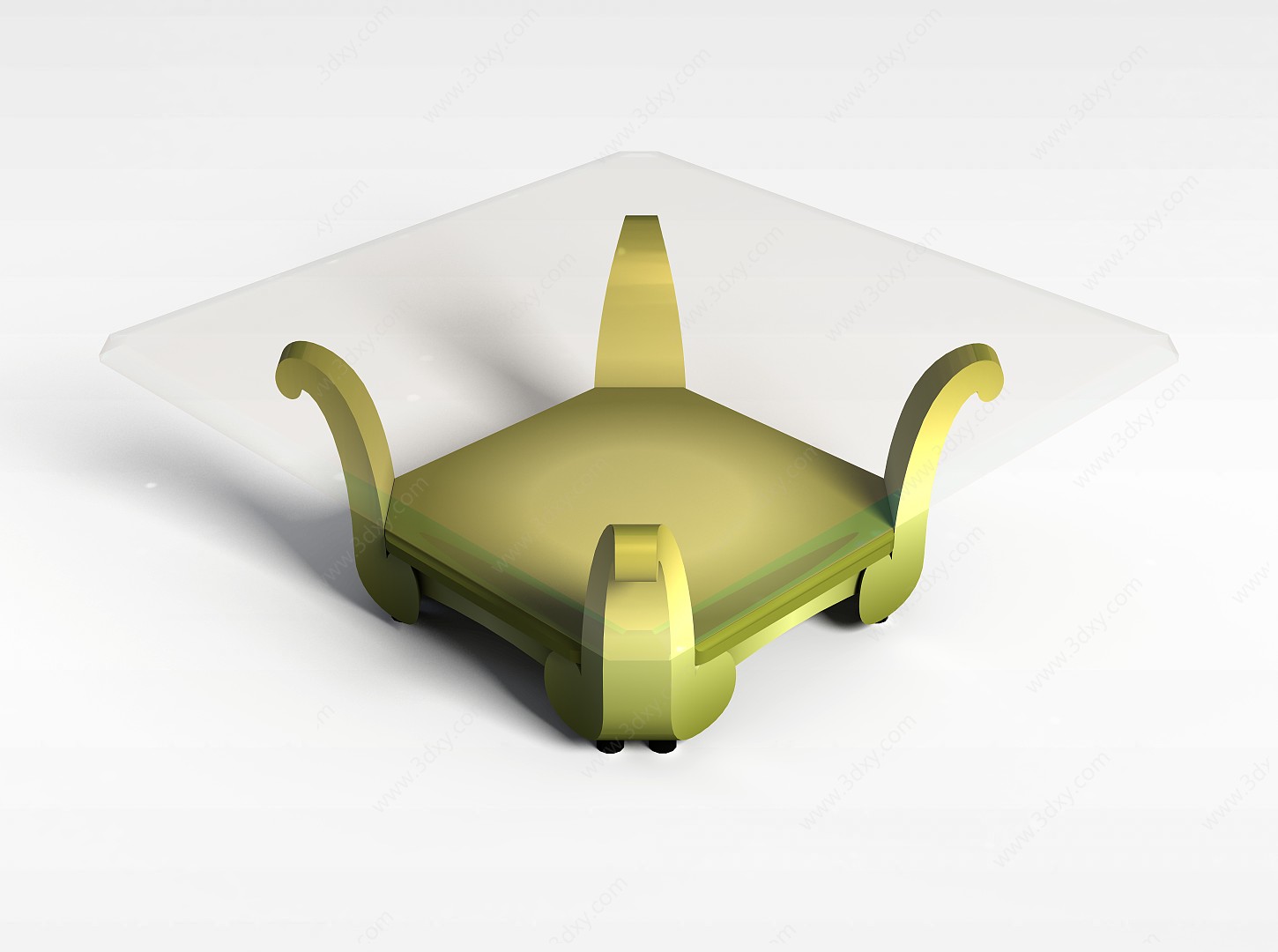 个性茶几桌3D模型