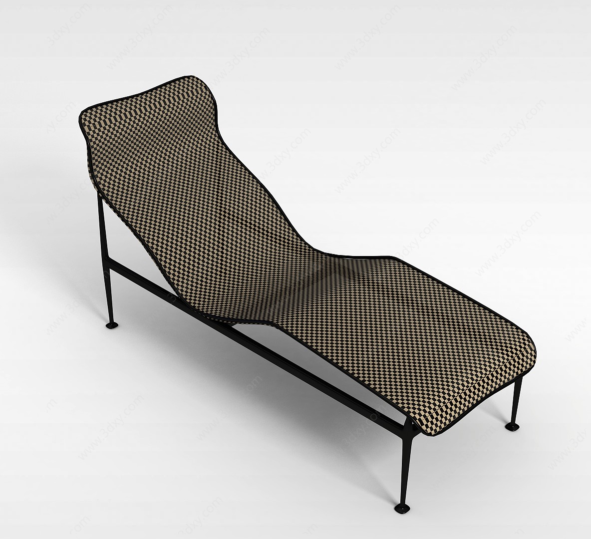 折叠午休椅3D模型