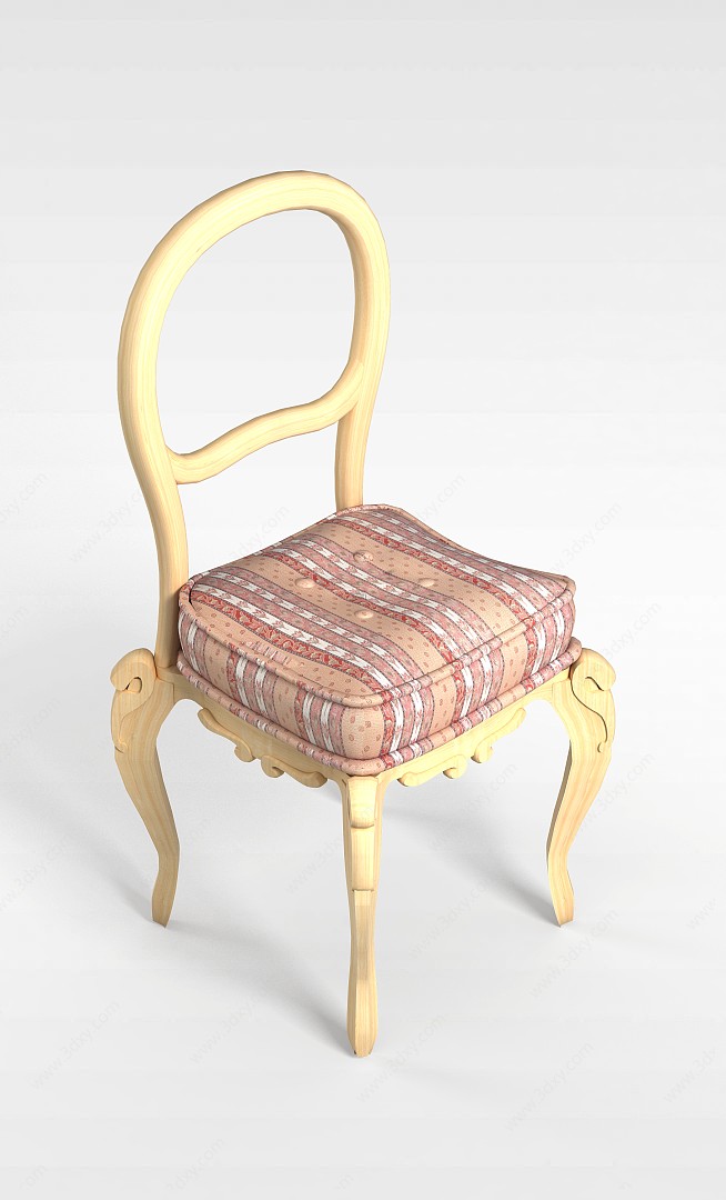 欧式椅3D模型