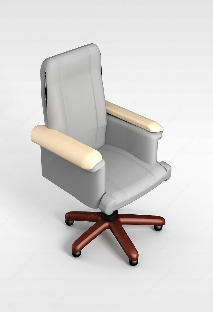 豪华高背椅3D模型