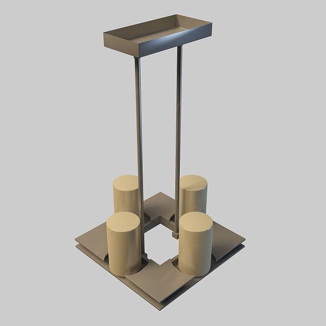 简约餐厅吊灯3D模型